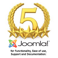 5 Star Rating from Joomla